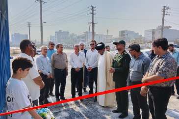 بهره‌برداری از ایستگاه پمپاژ و شبکه جمع‌آوری فاضلاب کوی شهید مطهری گناوه