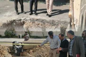 پیشرفت 25 درصدی پروژه خط انتقال آبرسانی به مناطق شمالی شهر بوشهر