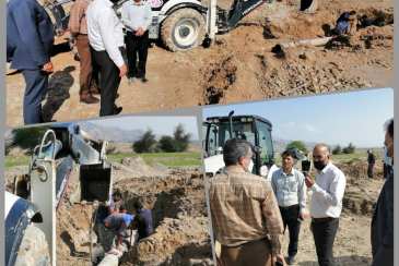 در پی بارش های اخیرشکستگی خطوط آبرسانی برخی شهرستان‌های استان بوشهر در حال بازسازی است