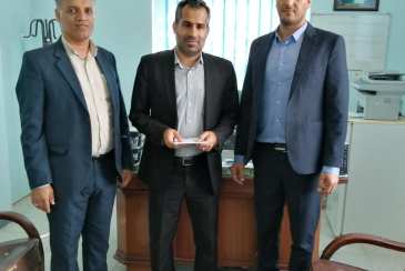 آئین تکریم و معارفه سرپرست اداره بهره برداری بندر ریگ