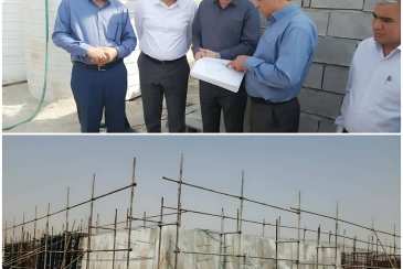  بازدید استاندار بوشهر از مخزن 5 هزار مترمکعبی تنگ‌ارم