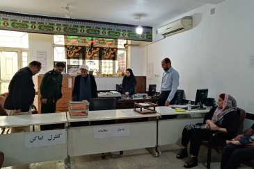 بازدید امام جمعه عالیشهر از اداره آبفا و دیدار با رئیس و کارکنان این اداره