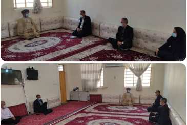 دیدار پرسنل و کارکنان آبفای گناوه با امام جمعه