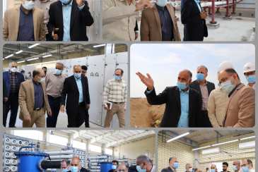  بازرس کل استان بوشهر پروژه‌های آب‌شیرین‌کن بوشهر را مورد بازدید قرار داد 
