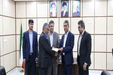 آئین تکریم و معارفه سرپرست امور آبفا شهری شهرستان کنگان 