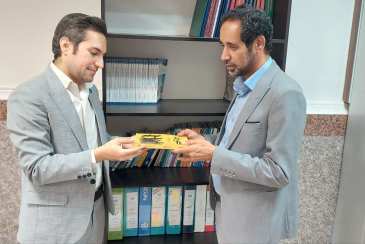 تجلیل از برگزیدگان مسابقات کتابخوانی در شرکت آب و فاضلاب استان بوشهر