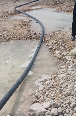 کشف انشعاب غیرمجاز از خط خروجی مخزن ۱۵ هزار مترمکعبی برازجان