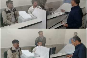 بازدید سرزده مدیرعامل شرکت آب و فاضلاب استان بوشهر از امور آبفا شهرستان تنگستان