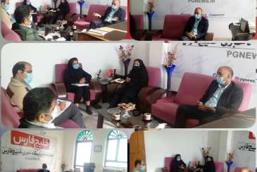 حضور مدیرعامل شرکت آبفای استان بوشهر در پایگاه خبری خلیج فارس بوشهر