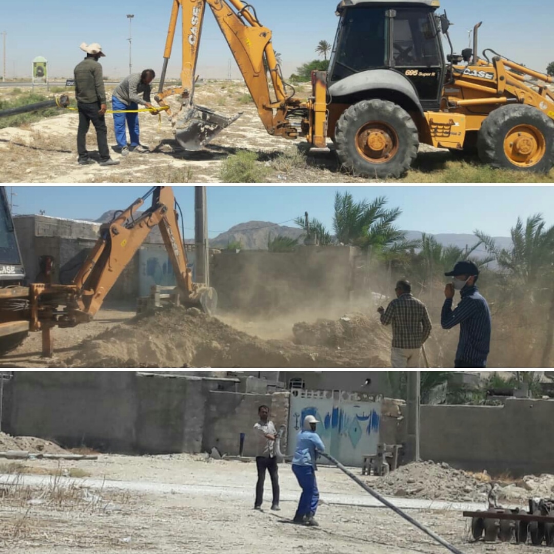 مشکل کمبود آب روستای سرمستان با مشارکت فرد خیر دیری برطرف شد