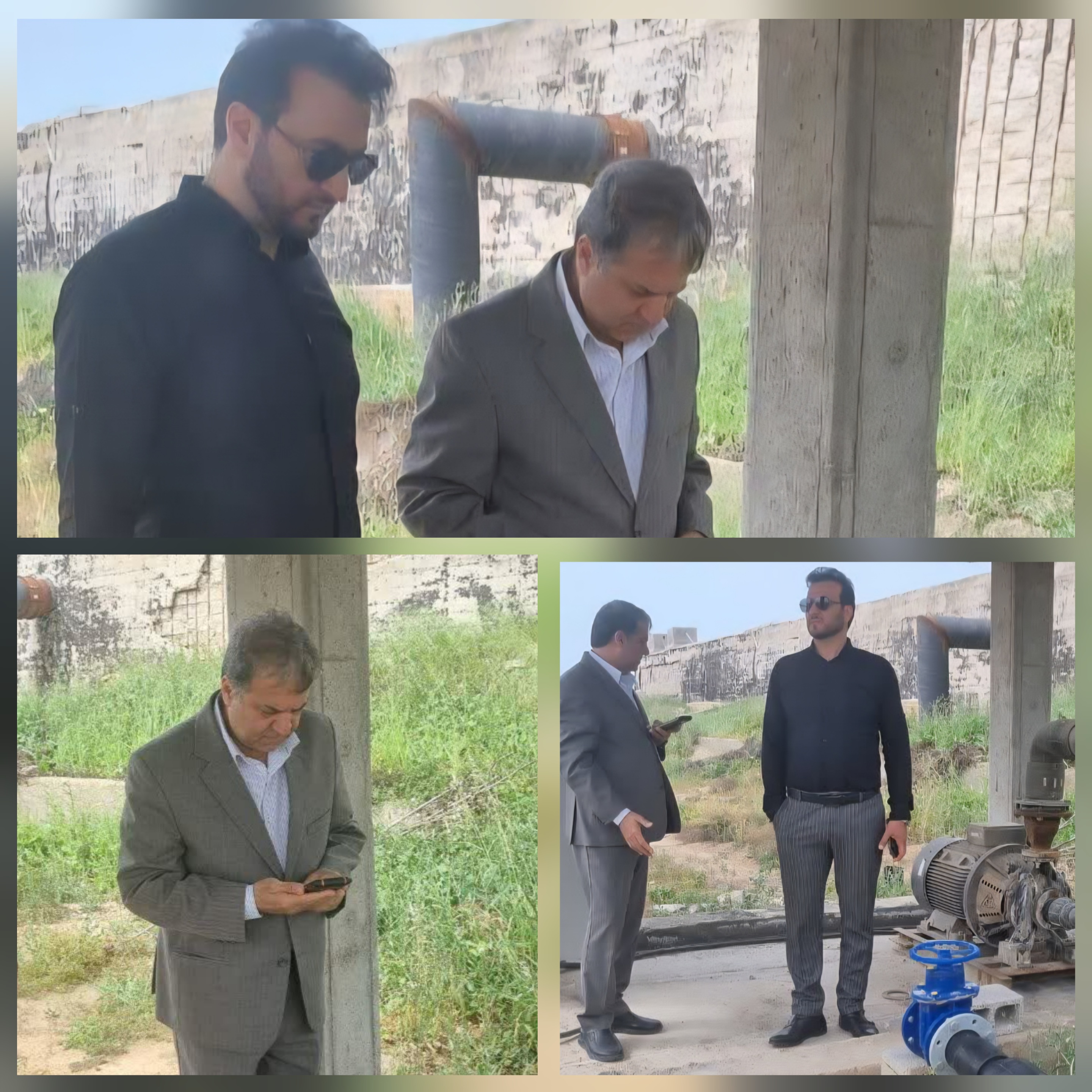  بازدید مدیر عامل شرکت آب و فاضلاب استان بوشهر از تاسیسات شهرستان گناوه/ ضرورت مصرف بهینه آب در ایام خانه‌تکانی
