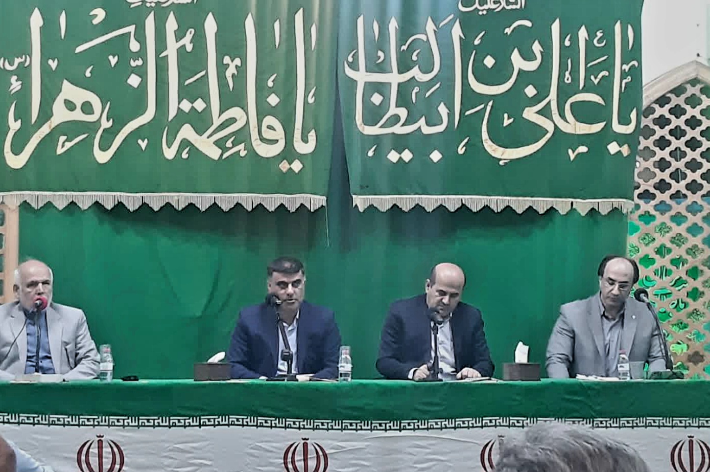 دیدار مردمی مدیرعامل شرکت آب و فاضلاب استان بوشهر در مسجد توحید