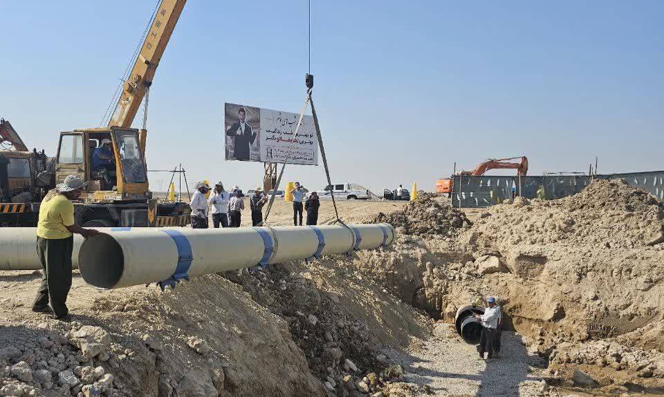 احداث حدود 6 کیلومتر خط انتقال فاضلاب محلات جنوبی شهر بوشهر 
