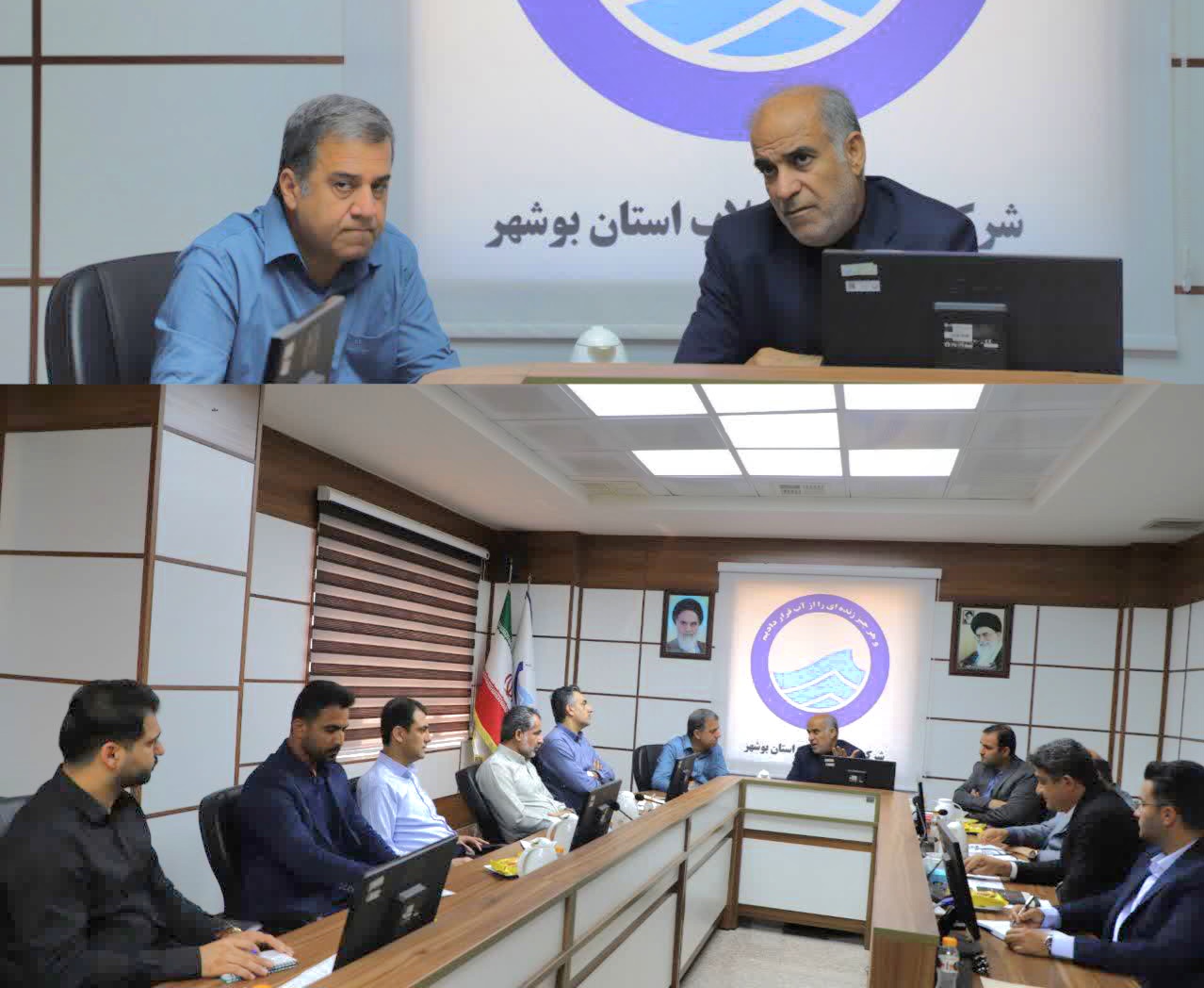بررسی مسائل آبرسانی دشتی و تنگستان در نشست مدیرعامل آبفای بوشهر با نماینده شهرستان