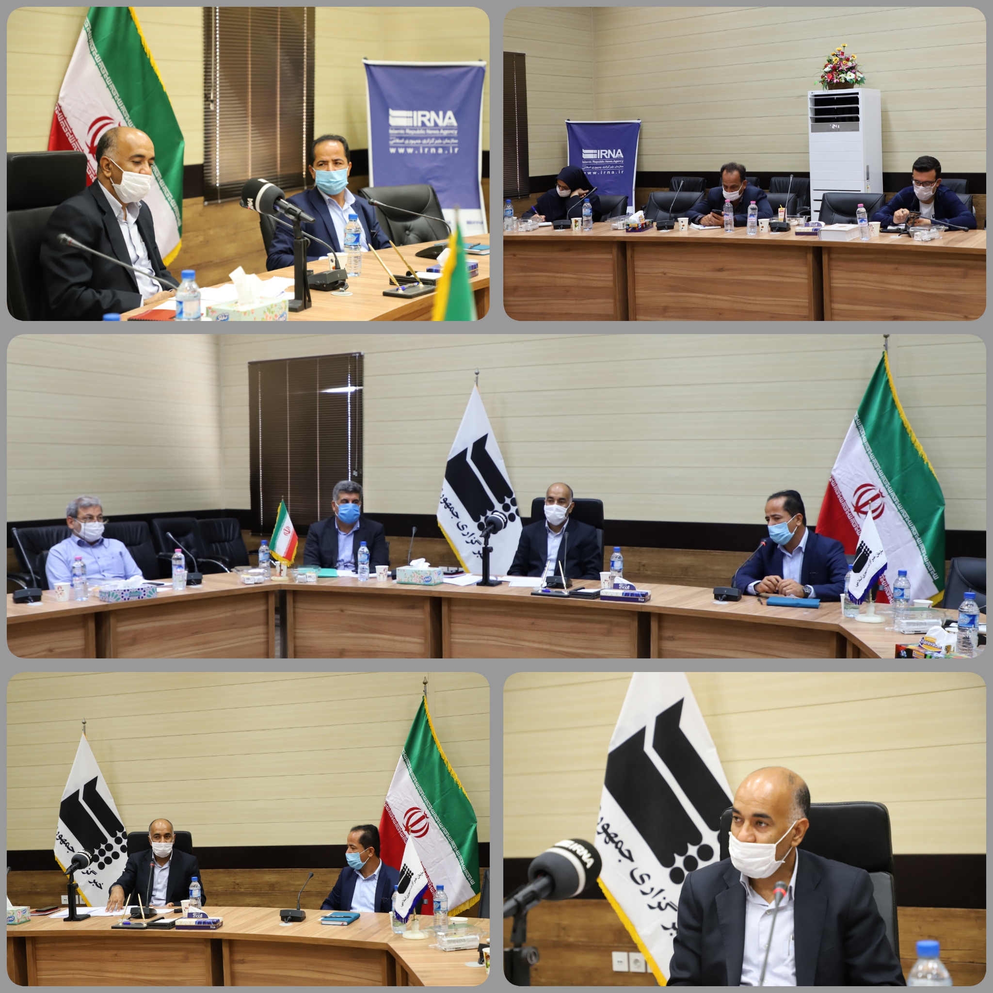 نشست مدیرعامل شرکت آب و فاضلاب استان بوشهر با خبرنگاران