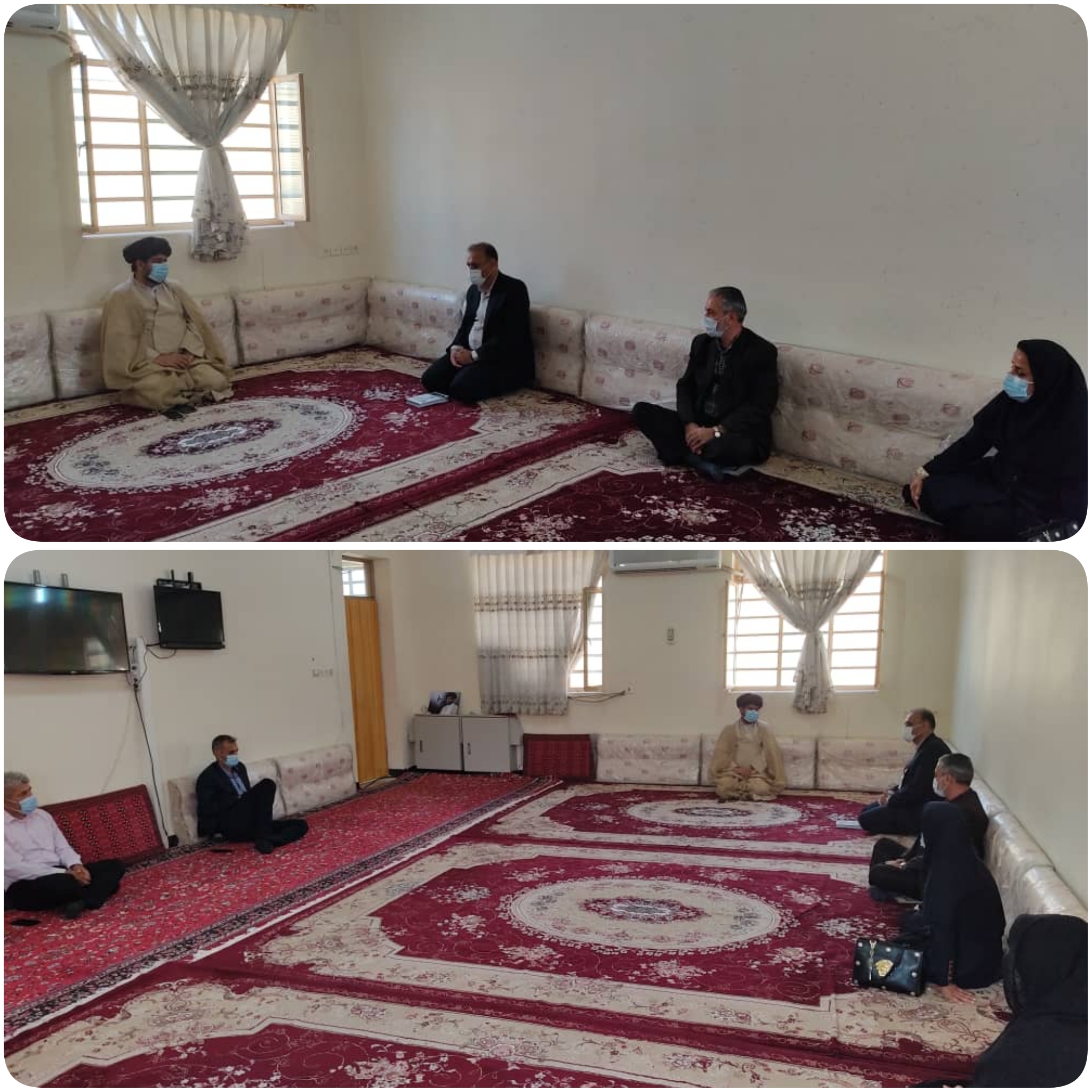 دیدار پرسنل و کارکنان آبفای گناوه با امام جمعه