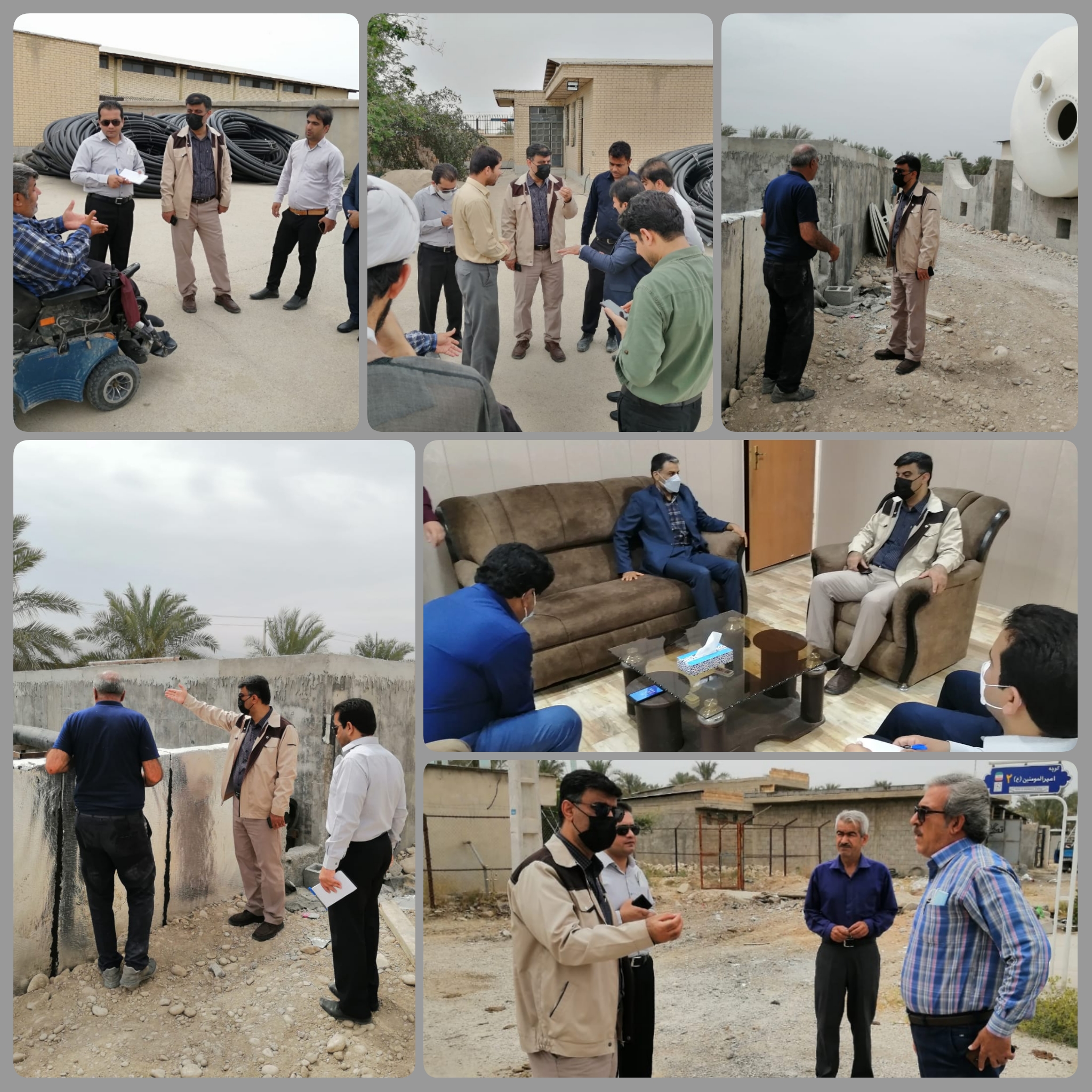 سرپرست شرکت آب و فاضلاب استان بوشهر وضعیت آب روستاهای بخش های  مرکزی و سعد آباد شهرستان  دشتستان بررسی کرد