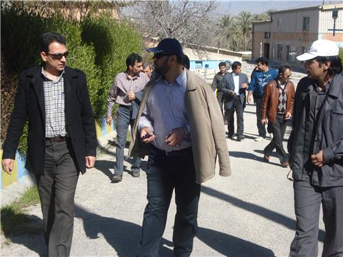 بازدید مدیر عامل آبفا شهری از تاسیسات آبرسانی بوشیگان