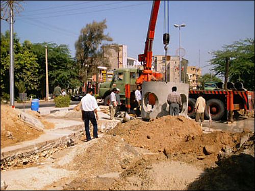 امسال 9 کیلومتر از شبکه جمع آوری فاضلاب خارک اجرا شده است