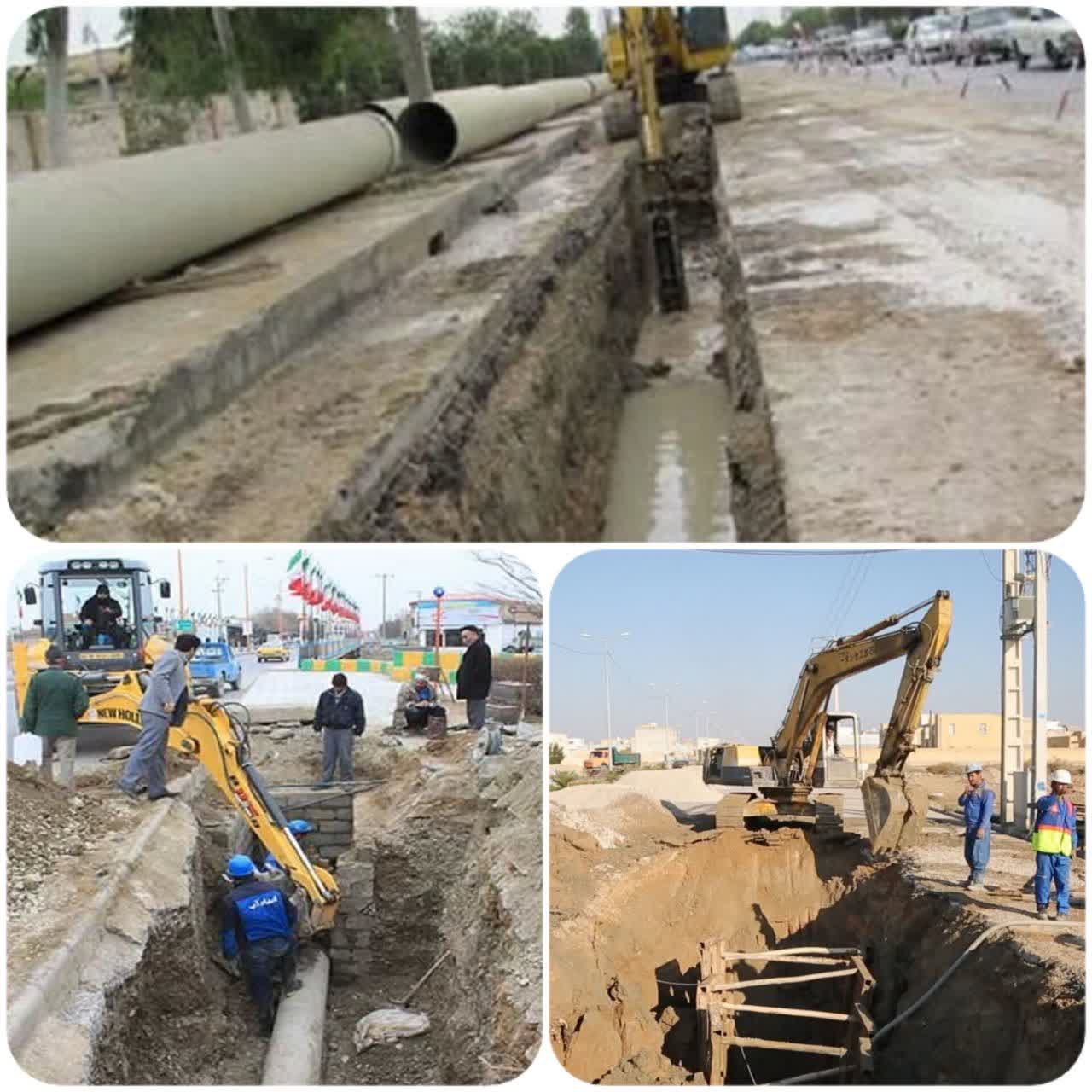فاز نهایی پروژه فاضلاب شهر دیلم وارد مرحله عملیاتی شد