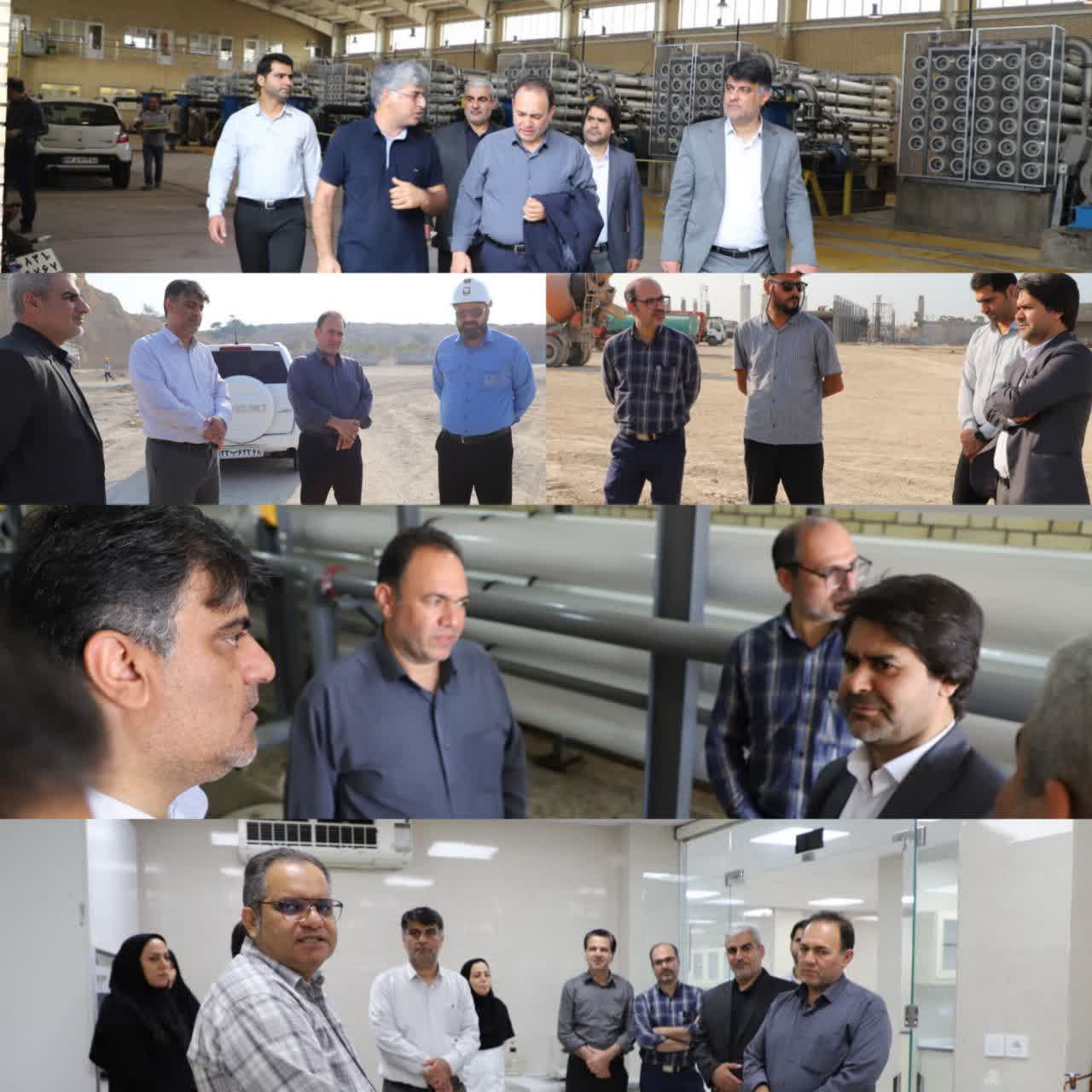 بازدید مدیر کل حراست شرکت مهندسی آب و فاضلاب کشور از تأسیسات آبرسانی استان بوشهر/ ترسیم چشم انداز برای خدمات رسانی شایسته به جامعه هدف استان