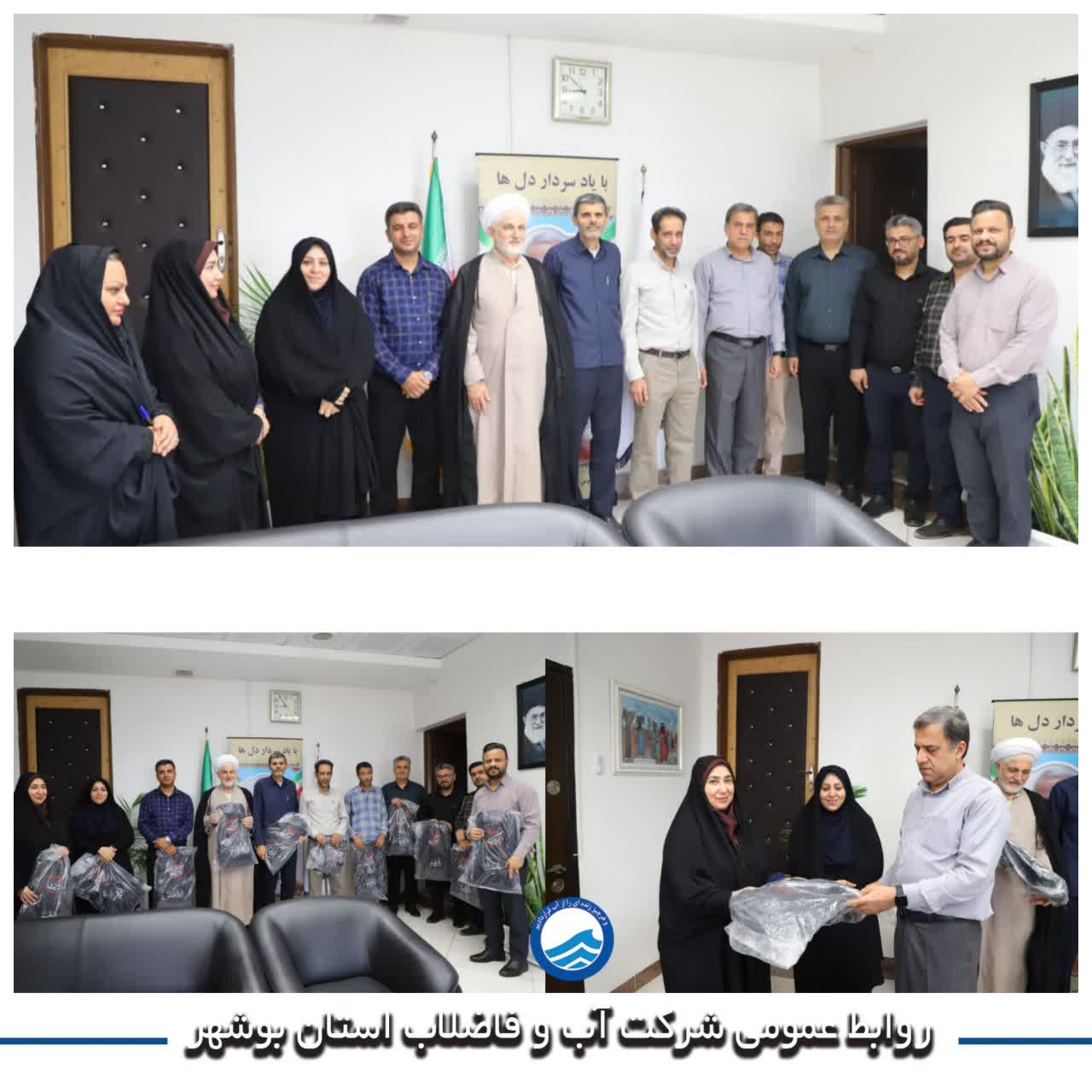 مدیرعامل شرکت آب و فاضلاب استان بوشهر، همکاران اعزامی به کربلا را بدرقه کرد