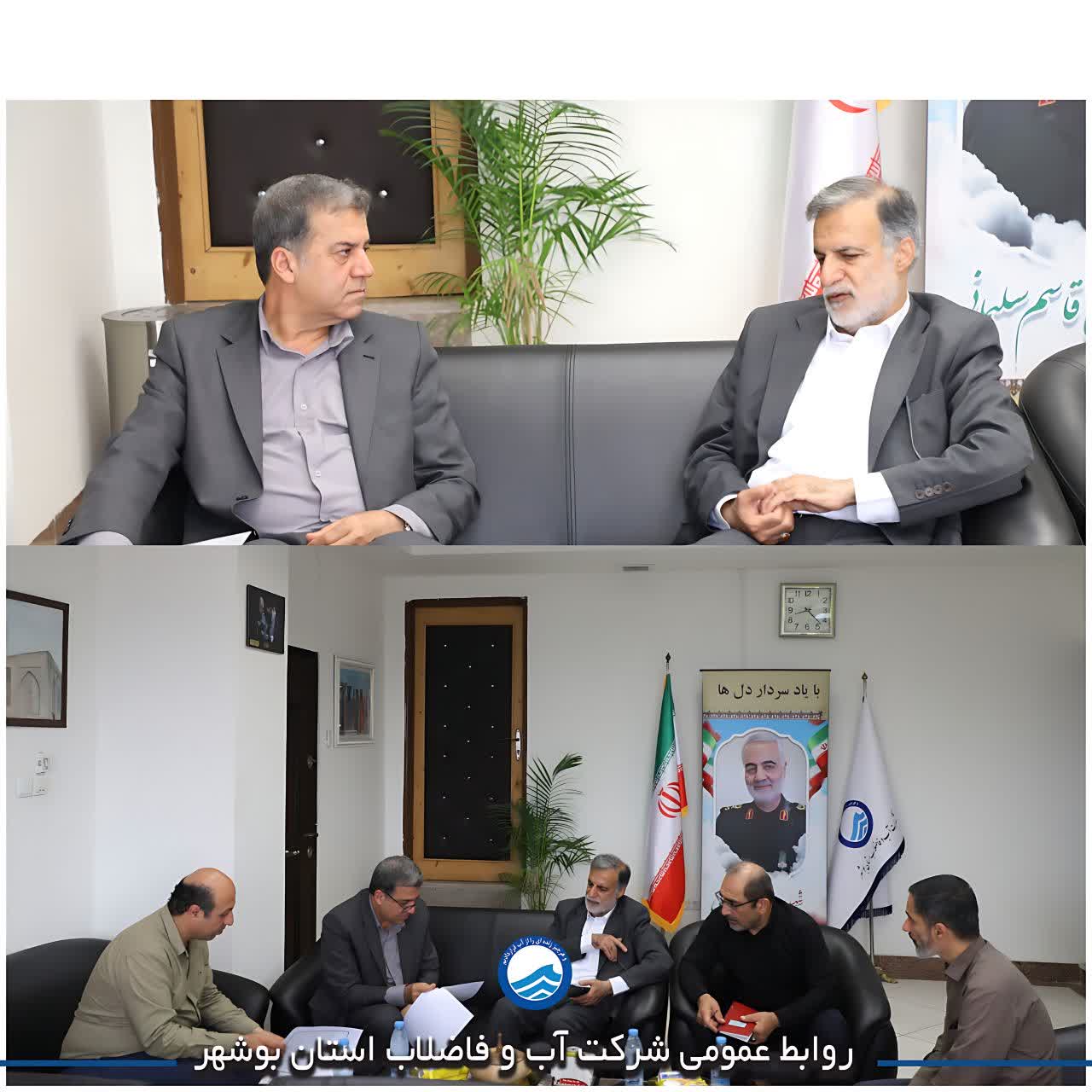 مدیرعامل آبفا بوشهر: مشکلات آبرسانی شهرستان‌های بوشهر، دیلم و گناوه با جدیت پیگیری می‌شود
