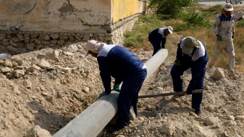 افتتاح و آغاز عملیات اجرایی 2 پروژه آبرسانی در شهرستان دشتی